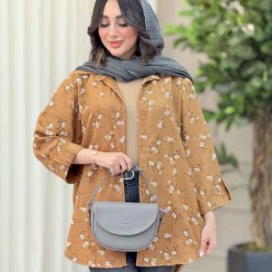شومیز طرح گل نیوشا کد 6446