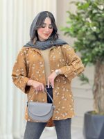 شومیز طرح گل نیوشا کد 6446 - تصویر 13
