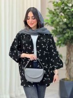 شومیز طرح گل نیوشا کد 6446 - تصویر 3