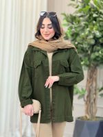 مانتو کتان پایین پاگن کد 6370 - تصویر 16