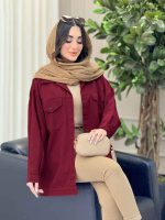 مانتو کتان پایین پاگن کد 6370 - تصویر 20