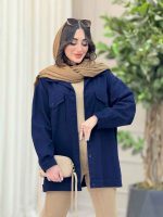 مانتو کتان پایین پاگن کد 6370 - تصویر 7
