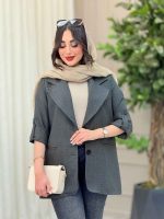 مانتو دو دکمه آینور کد 6510 - تصویر 9