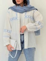 شومیز گلدوزی آدلیا کد 6505 - تصویر 33