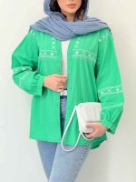 شومیز گلدوزی آدلیا کد 6505 - تصویر 25