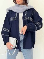 شومیز گلدوزی آدلیا کد 6505 - تصویر 34