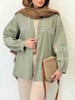 شومیز گلدوزی آدلیا کد 6505 - تصویر 38