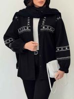 شومیز گلدوزی آدلیا کد 6505 - تصویر 10