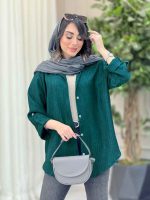 شومیز آستین پاگن نجلا کد 6401 - تصویر 15
