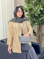 شومیز آستین پاگن نجلا کد 6401 - تصویر 19