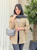 شومیز آستین پاگن نجلا کد 6401 - تصویر 2