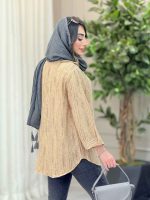 شومیز آستین پاگن نجلا کد 6401 - تصویر 21