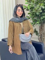 شومیز آستین پاگن نجلا کد 6401 - تصویر 16
