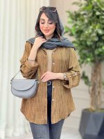 شومیز آستین پاگن نجلا کد 6401 - تصویر 4