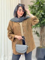 شومیز آستین پاگن نجلا کد 6401 - تصویر 9