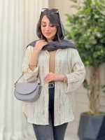 شومیز آستین پاگن نجلا کد 6401 - تصویر 6