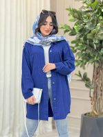 مانتو دو جیب ندا کد 6514 - تصویر 2