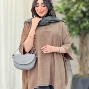 مانتو جلو بسته صنم کد 6403