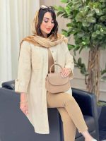 مانتو آستین پاگن جیب دوبل کد 6468 - تصویر 8