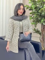 مانتو دانتل مغزی دوزی کد 6408 - تصویر 16