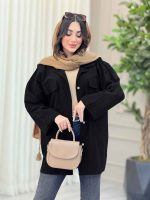 مانتو دو جیب پاکتی لادن کد 6202 - تصویر 8