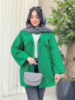 مانتو دو جیب پاکتی لادن کد 6202 - تصویر 19