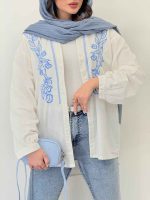 مانتو گلدوزی المیرا کد 6517