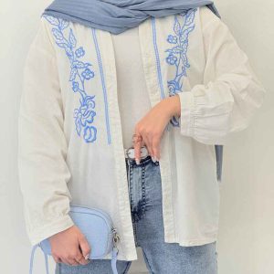مانتو گلدوزی المیرا کد 6517