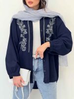 مانتو گلدوزی المیرا کد 6517 - تصویر 16