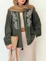 مانتو گلدوزی المیرا کد 6517 - تصویر 23