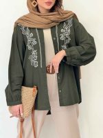 مانتو گلدوزی المیرا کد 6517 - تصویر 25