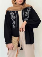 مانتو گلدوزی المیرا کد 6517 - تصویر 4