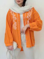 مانتو گلدوزی المیرا کد 6517 - تصویر 9