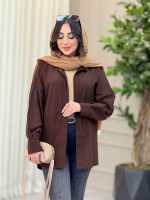 شومیز پشت پیله برش دار کد 6376 - تصویر 12