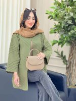 مانتو برش دار بغل چاک کد 6522 - تصویر 10