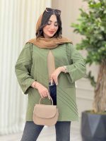 مانتو برش دار بغل چاک کد 6522 - تصویر 20