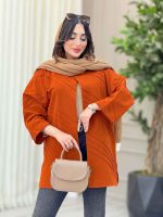 مانتو برش دار بغل چاک کد 6522 - تصویر 17