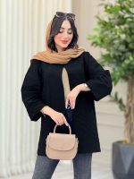 مانتو برش دار بغل چاک کد 6522 - تصویر 11
