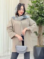 مانتو برش دار بغل چاک کد 6522 - تصویر 16