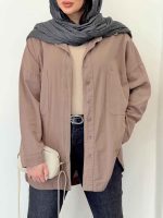 شومیز دو جیب سایه کد 6478 - تصویر 30