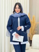 ست مانتو آستین پاگن و شلوار کد 6527 - تصویر 10