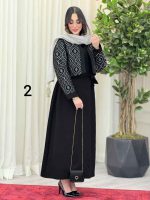 ست کت طرح دار و سارافون کد 6227 - تصویر 7
