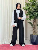 ست دو تکه جلیقه و شلوار راه راه کد 6239 - تصویر 4