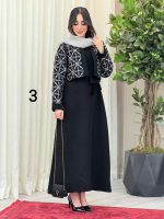 ست کت طرح دار و سارافون کد 6227 - تصویر 17
