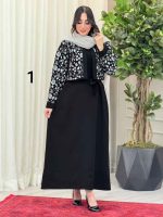 ست کت طرح دار و سارافون کد 6227 - تصویر 22