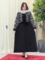 ست کت طرح دار و سارافون کد 6227 - تصویر 25