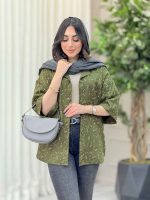 شومیز طرح گل تک جیب کد 6532 - تصویر 12