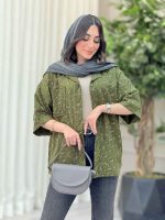 شومیز طرح گل تک جیب کد 6532 - تصویر 14