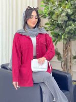 مانتو کتان پشت پیله صدف کد 6558 - تصویر 25