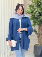 مانتو آستین پاکتی کمند کد 6531 - تصویر 7